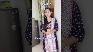 Kamwali ki demand 😝 part 2 comedy moral story 👍 #shorts