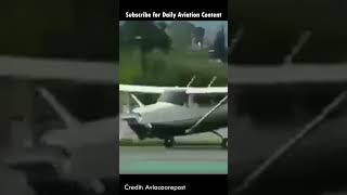 This plane landing without its nose gear! | Daily Aviation 23 #aviation #shorts