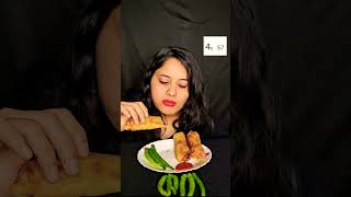 30 SECONDS CHICKEN SPRING ROLL CHALLENGE #shortvideo #shorts #viral #asmr #mukbang #springroll