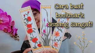 Buat bookmark mudah guna PEN dan MARKER WARNA sahaja 🖌️🎨