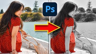 Saturate or Desaturate specific color in photoshop | Keep red color and desaturate all other colors