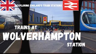 Exploring England's Train Stations: TRAINS AT WOLVERHAMPTON | On a cold October Day 2023 |