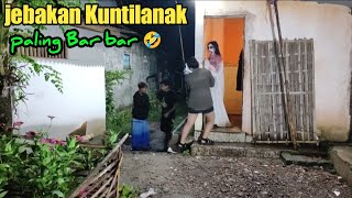 Prank jebakan kuntilanak ngajak mandi || bikin kocar kacir 🤣🤣 || funny ghost prank