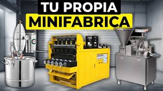 25 Maquinas para INICIAR tu MINI FABRICA - Negocios Rentables desde Casa