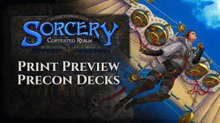 Sorcery: Contested Realm - Print Preview - Precon Decks