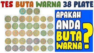 Tes Buta Warna Polri 38 PLATE || Kupas Tuntas Tes Buta Warna Polri