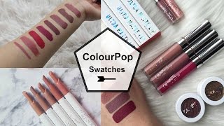 ColourPop HAUL | Unboxing + Swatches