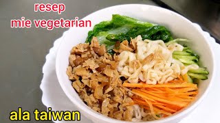 ENAK...!! cara masak mie vegetarian || ala taiwan