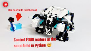 How to Synchronize 4 Motors in Python with MINDSTORMS Robot Inventor Gelo