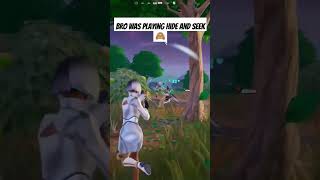 Bro was The Worst hide and seek player 😭 #fortnite #fortniteclips