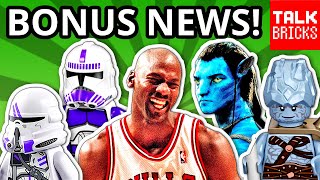 BONUS LEGO NEWS! Avatar! Michael Jordan?! Republic Fighter Tank! More Thor! Exclusives! Harry Potter