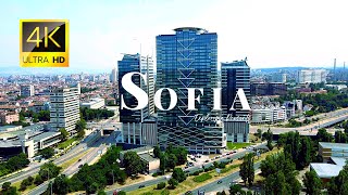 Sofia, Bulgaria 🇧🇬 in 4K ULTRA HD 60FPS Video by Drone