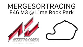 [Sim] E46 M3 @ Lime Rock Park PB 0:56.477