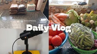 Daily vlog. Grocery shopping haul//meal prep//new microphone.(Maono microphone 🎙️)