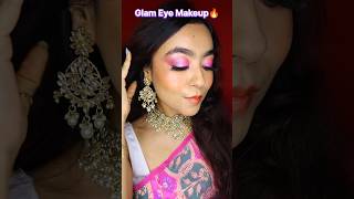 Easy GLAM EYE MAKEUP for BEGINNERS🤯 #shorts #eyemakeup