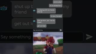 "get out loser" sad mario #meme #roblox #edit