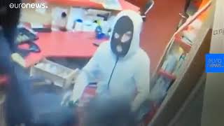 Great granddad confronts robbers in betting shop