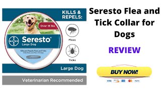 Seresto Flea and Tick Collar for Dogs, 8-Month Tick and Flea Control for Dogs Over 18 Lbs REVIEW