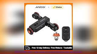 Andoer L4 PRO Motorized Camera Video Dolly with Sc