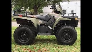 Polaris Sportsman 400 offroad mud and snow compilation