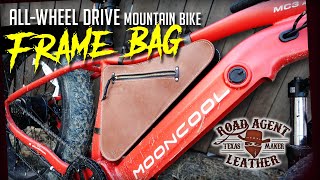 Making a Leather Zipper Frame Bag for Mooncool's MC3 All-Wheel Drive Mountain e-Bike