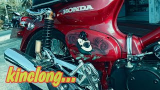 HONDA c70 modifikasi!!