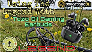 Using The Nokta Makro Legend With Tozo G1 low latency Bluetooth Gaming Earbuds | #MetalDetecting