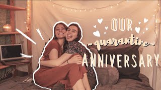 OUR QUARANTINE ANNIVERSARY!! | Lesbian Couple