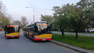 Przejazd: Solaris Urbino 18 III [🚍174] MZA Warszawa #8123