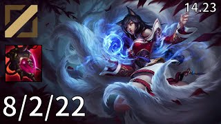 Ahri Mid vs Gragas - EUW challenger | Patch 14.23