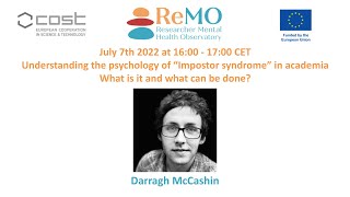 ReMO Webinar: Understanding the Psychology of "Impostor Syndrome" in Academia and Beyond