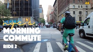 NYC Cycling Morning Commute Ride 2 | Upper East Side