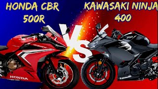 HONDA CBR 500R vs KAWASAKI NINJA 400 Specs & Price Comparison / Wanna Race?