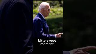 A bittersweet moment - Biden's difficult long goodbye. #news #vocabulary #study