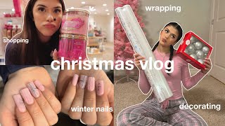 preparing for christmas vlog (shopping, gift wrapping, decorating my room)