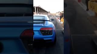 Twin Turbo R8 kills 5.0 at the Hood Track #R8TT #hoodtrack #limpy #dfwss