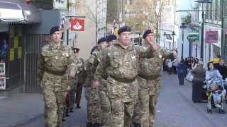 Remembrance Sunday 2012, Carmarthen, Wales