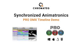 Pro DMX timeline brings a musical animatronic puppet to life