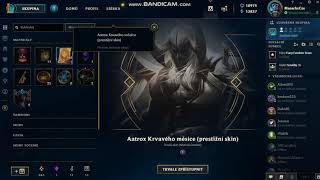 League of Legends crafting AATROX Blood Moon Prestige skin