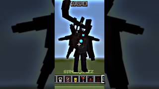 Skibiditoilet Titans edit in Minecraft #skibiditoilet #trending #edit