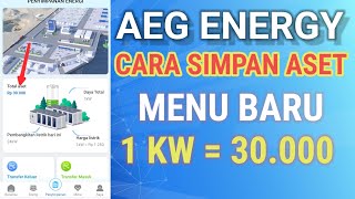 CARA MENYIMPAN ASET AEG ENERGY 1KW = 30.000