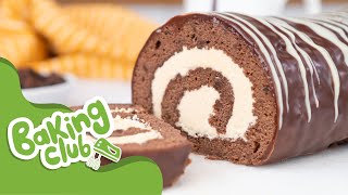 Mocha Swiss Roll - Bakedin's June 2021 Baking Club box revealed!