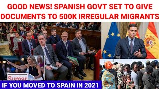 Good News! Spain Parliament Set To Gove Documents To 500,000 Migrants, Congratulations