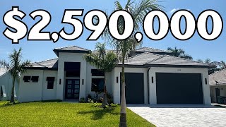 Luxury Cape Coral Home Tour - High-End Finishes & Direct Gulf Access