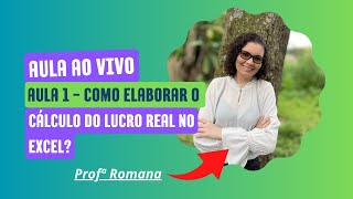 Aula 01 - Como elaborar o cálculo do lucro real no Excel?