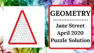 Jane Street April 2020 Puzzle Solution