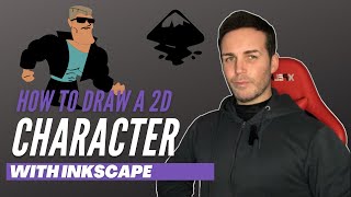 How to draw a 2d vector character with inkscape