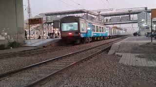 12010 Ahmedabad Mumbai Central Shatabdi Superfast Express rushing past Sachin Station