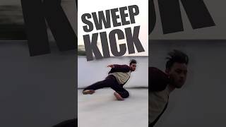 Sweep Kick Tutorial ✅. #shorts