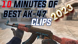 10 MINUTES OF MY BEST AK-47 2023 CLIPS (CS2)